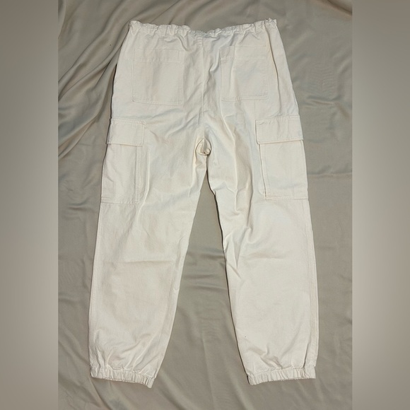 Men’s Standard James Perse White Cream 100% Cotton Cargo Pants - Size 4 - Picture 6 of 14